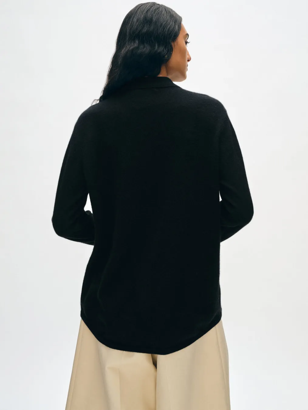 cashmere button down shirt