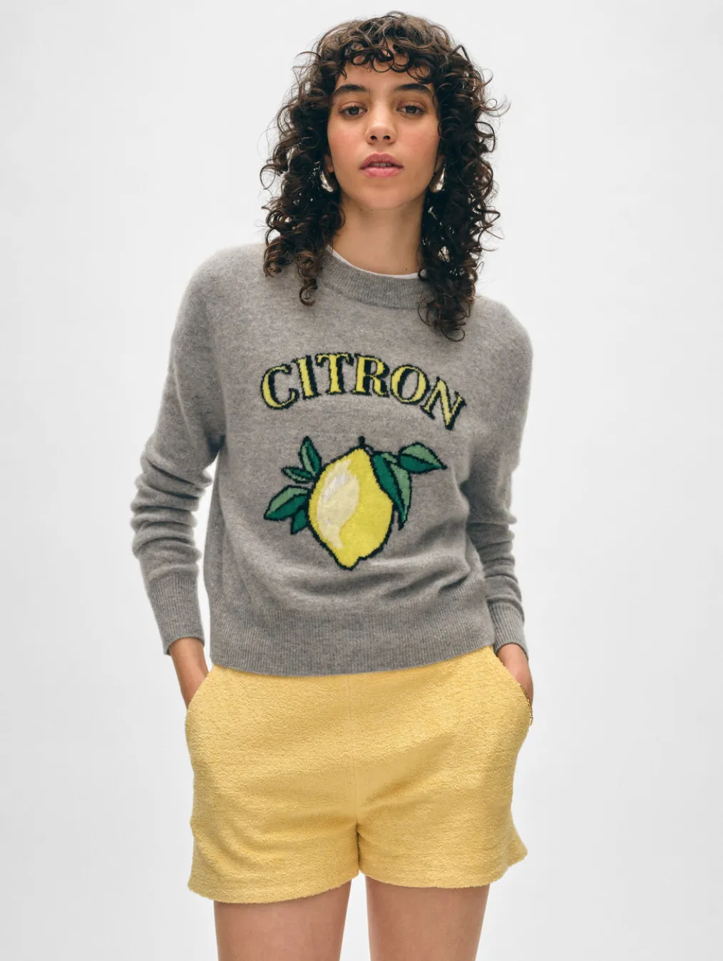 cashmere citron crewneck