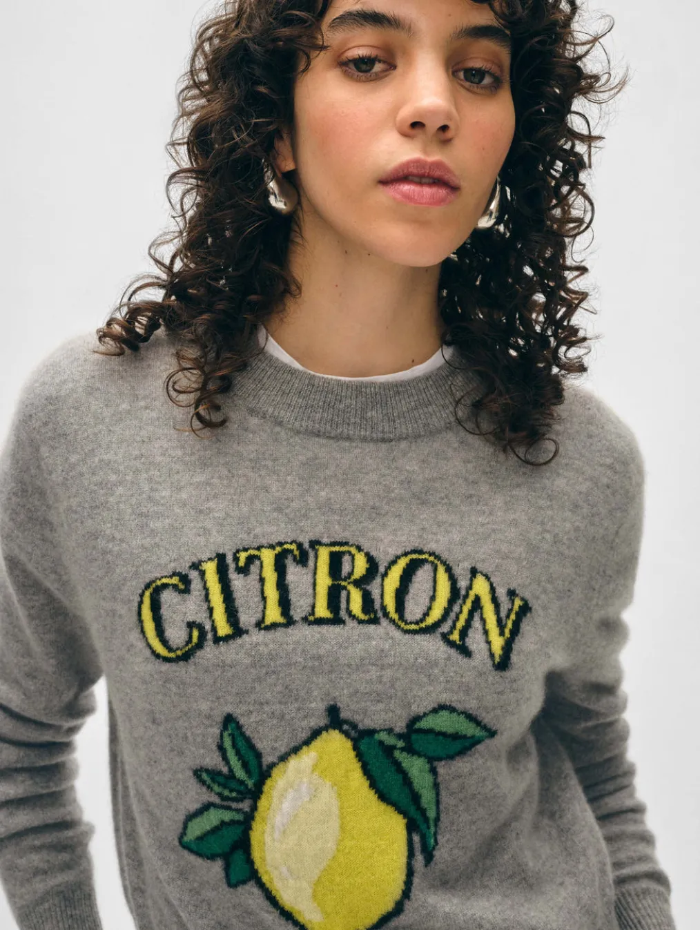 cashmere citron crewneck