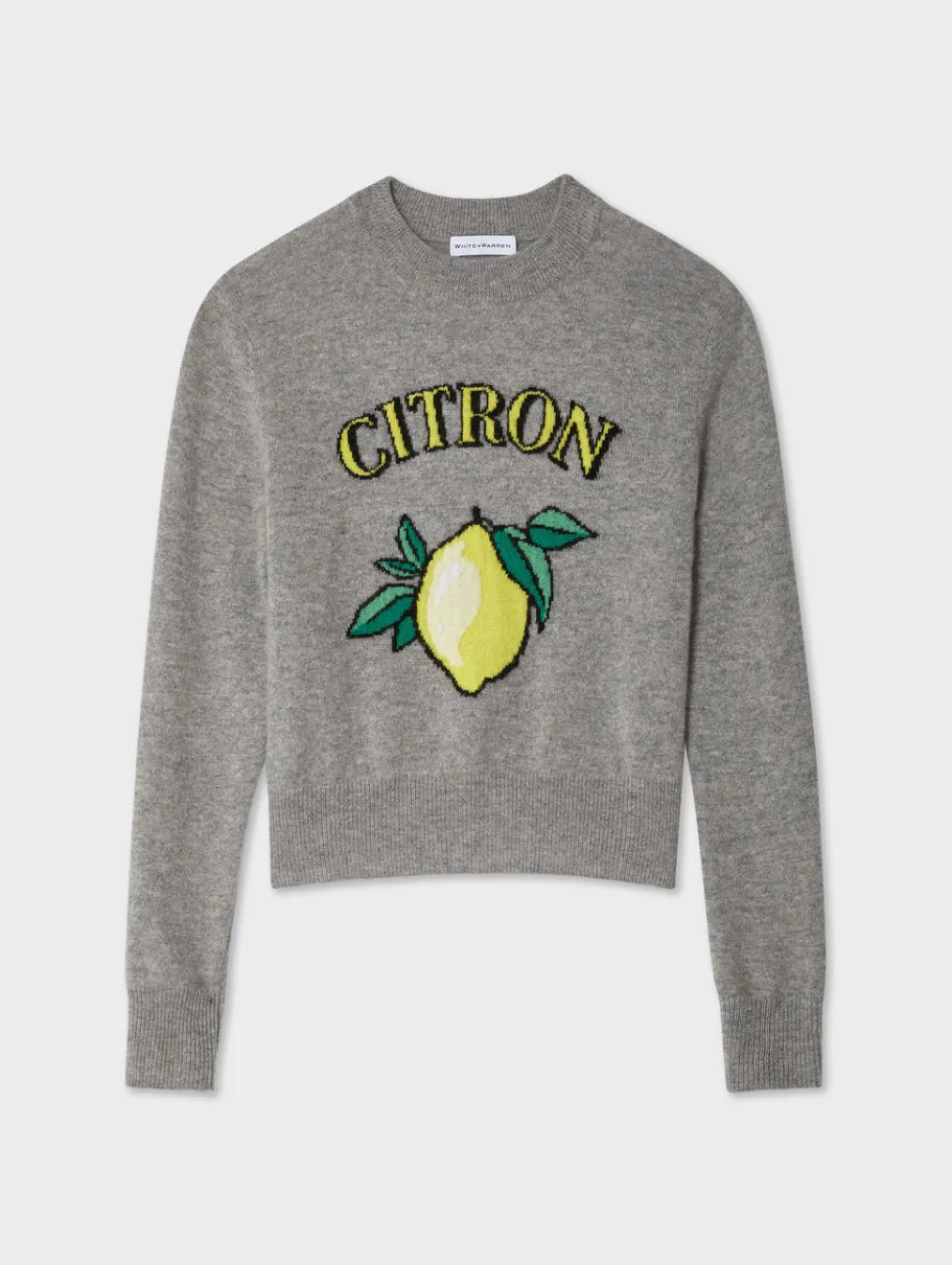 cashmere citron crewneck