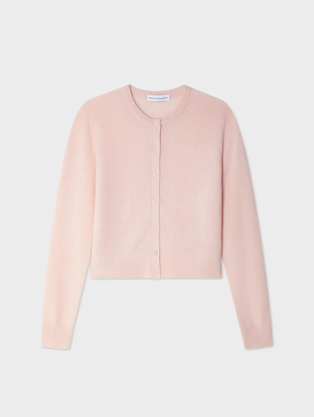 cashmere crewneck cardigan