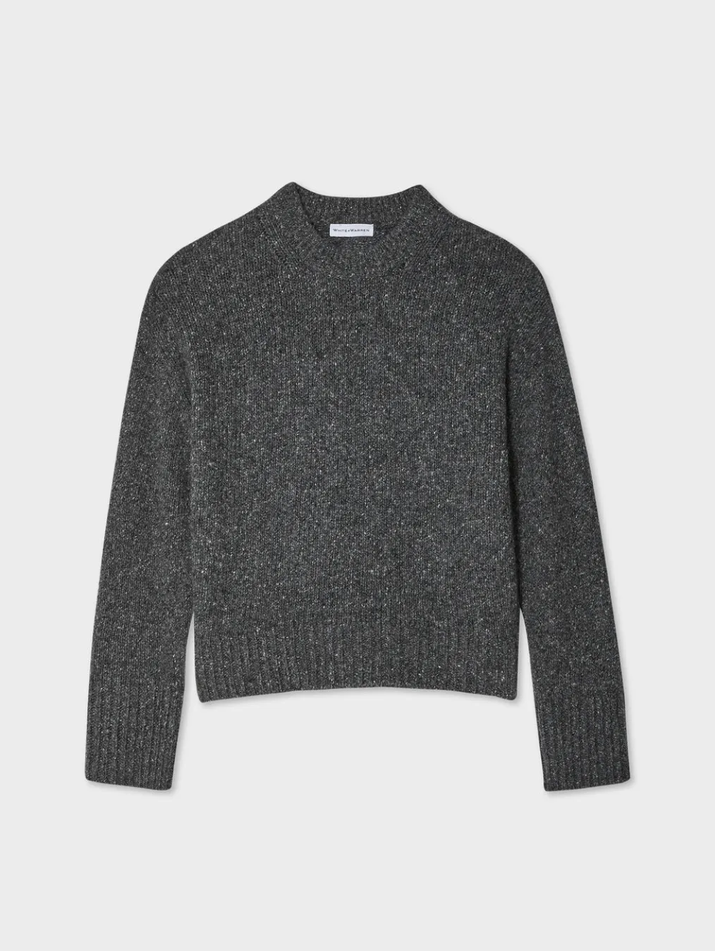 cashmere donegal easy crewneck
