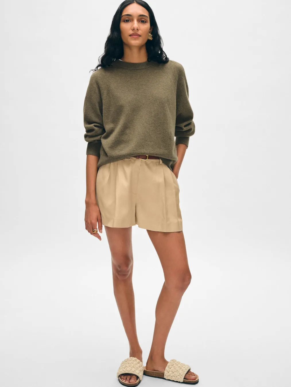 cashmere easy sweatshirt
