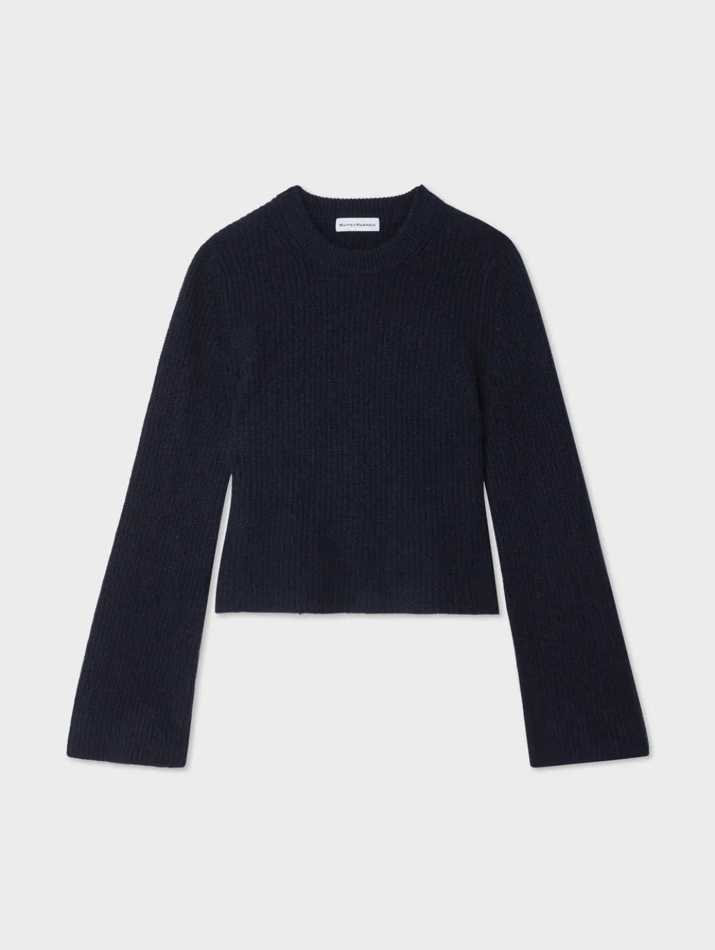 cashmere fluted sleeve top