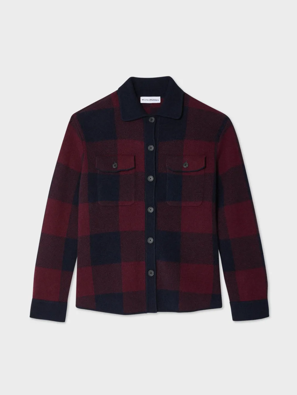 cashmere luxe button down shacket