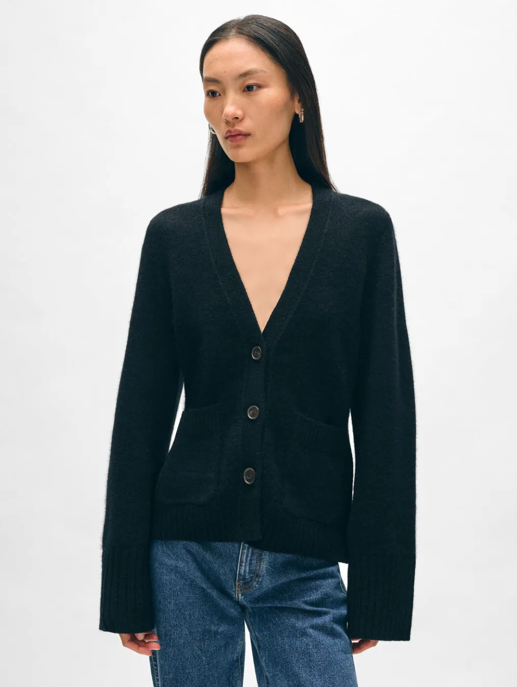 cashmere luxe waisted cardigan