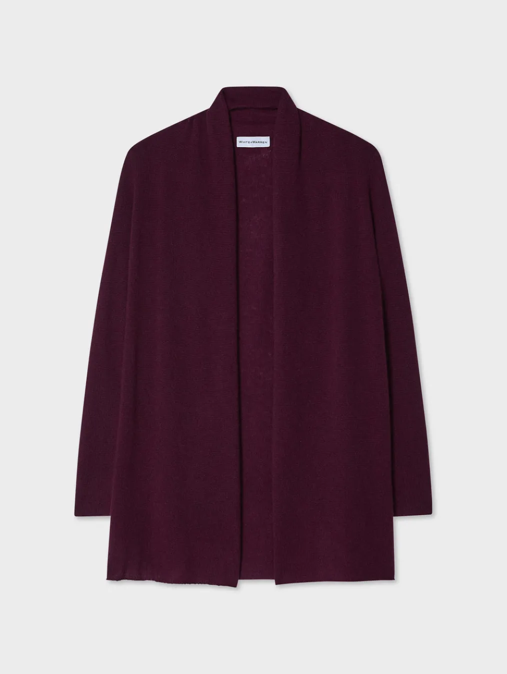 cashmere trapeze cardigan