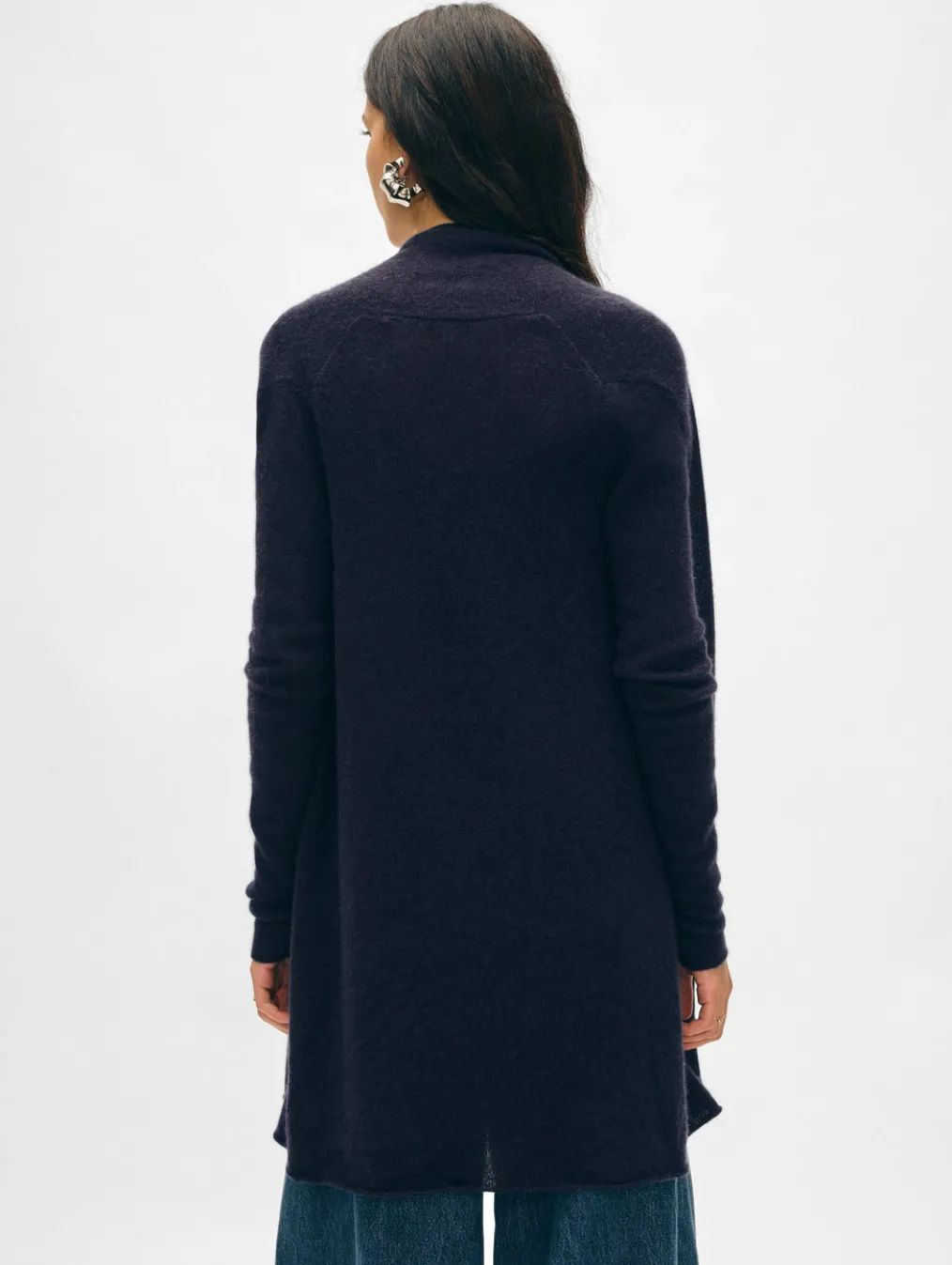 cashmere trapeze cardigan