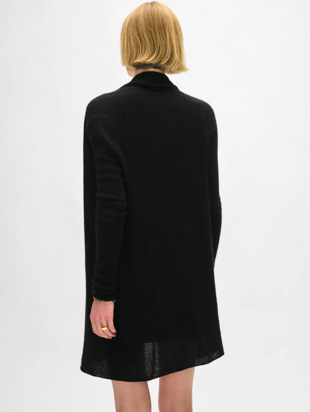 cashmere trapeze cardigan