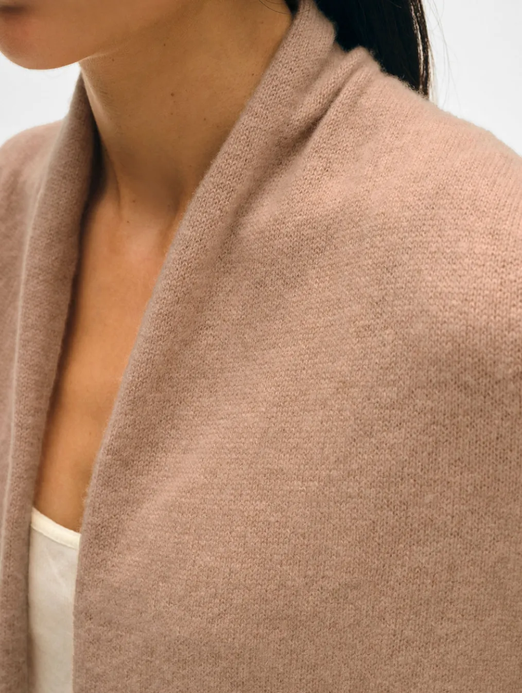 cashmere trapeze cardigan