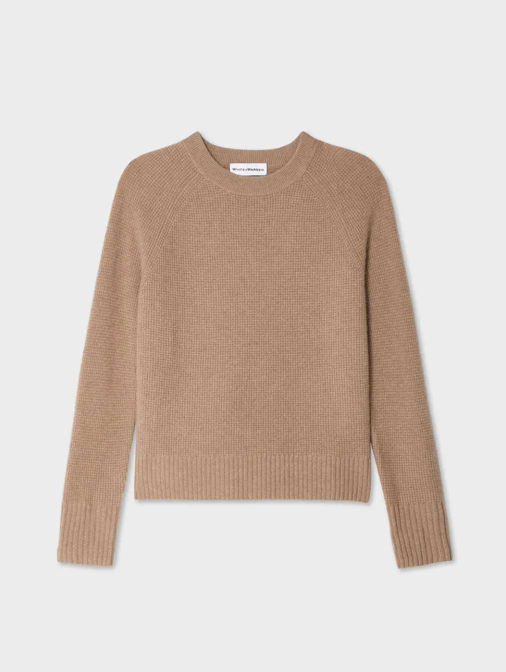 cashmere waffle sweatshirt