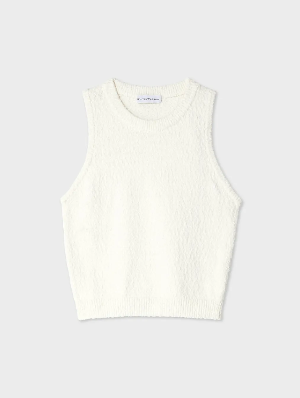 cotton slub cut in tank