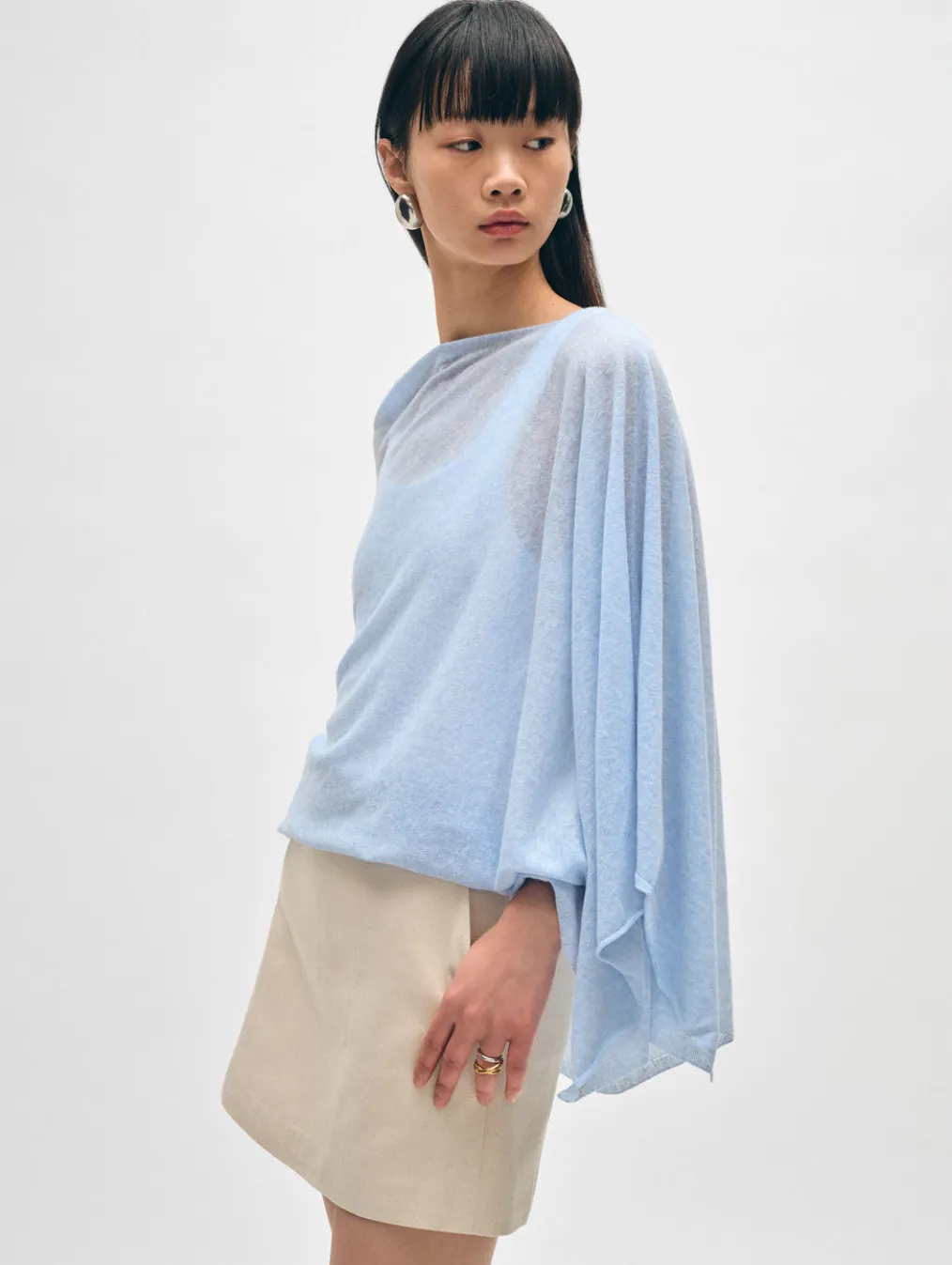 linen blend two way topper