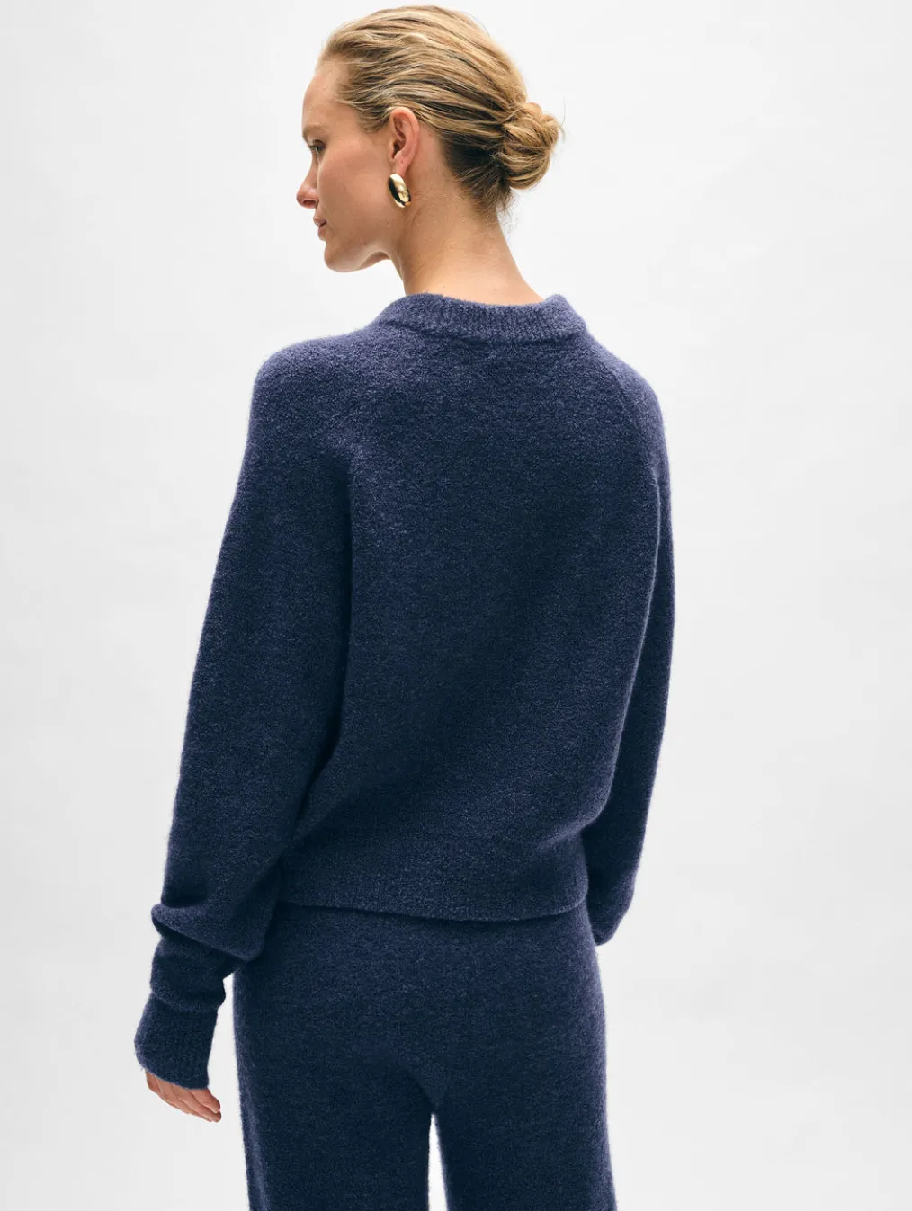 merino cashmere boucle sweatshirt