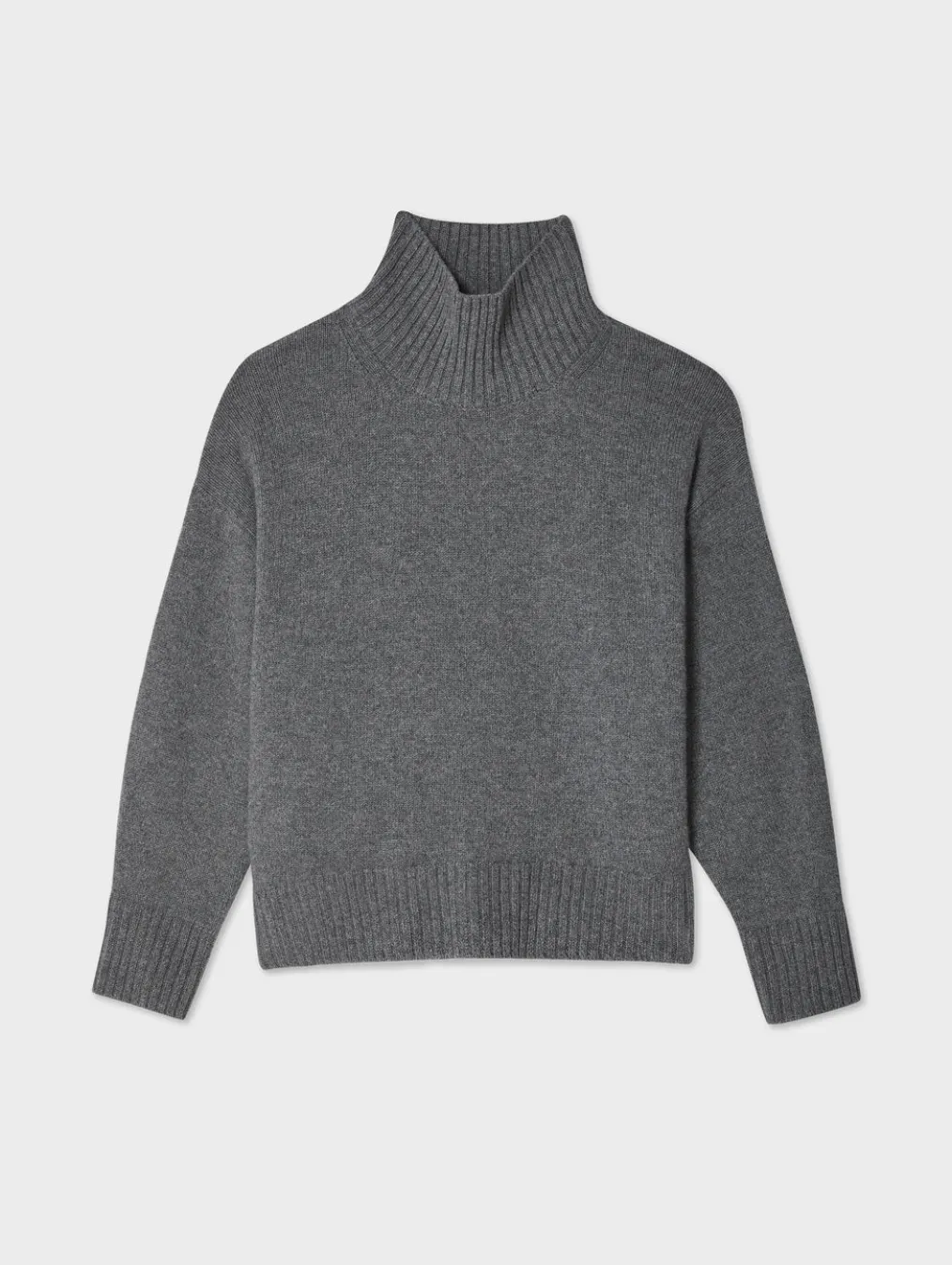 merino cashmere standneck
